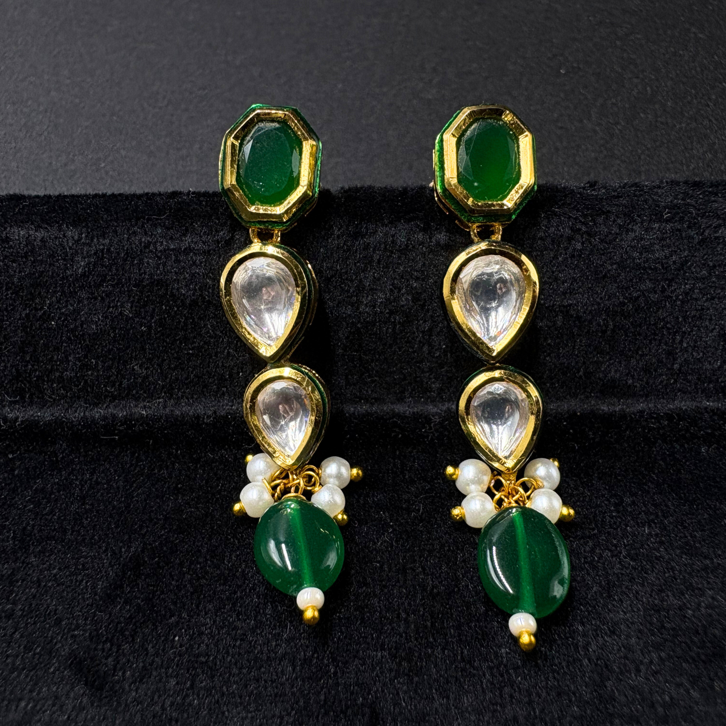 Emerald Noor - The Regal Kundan Set