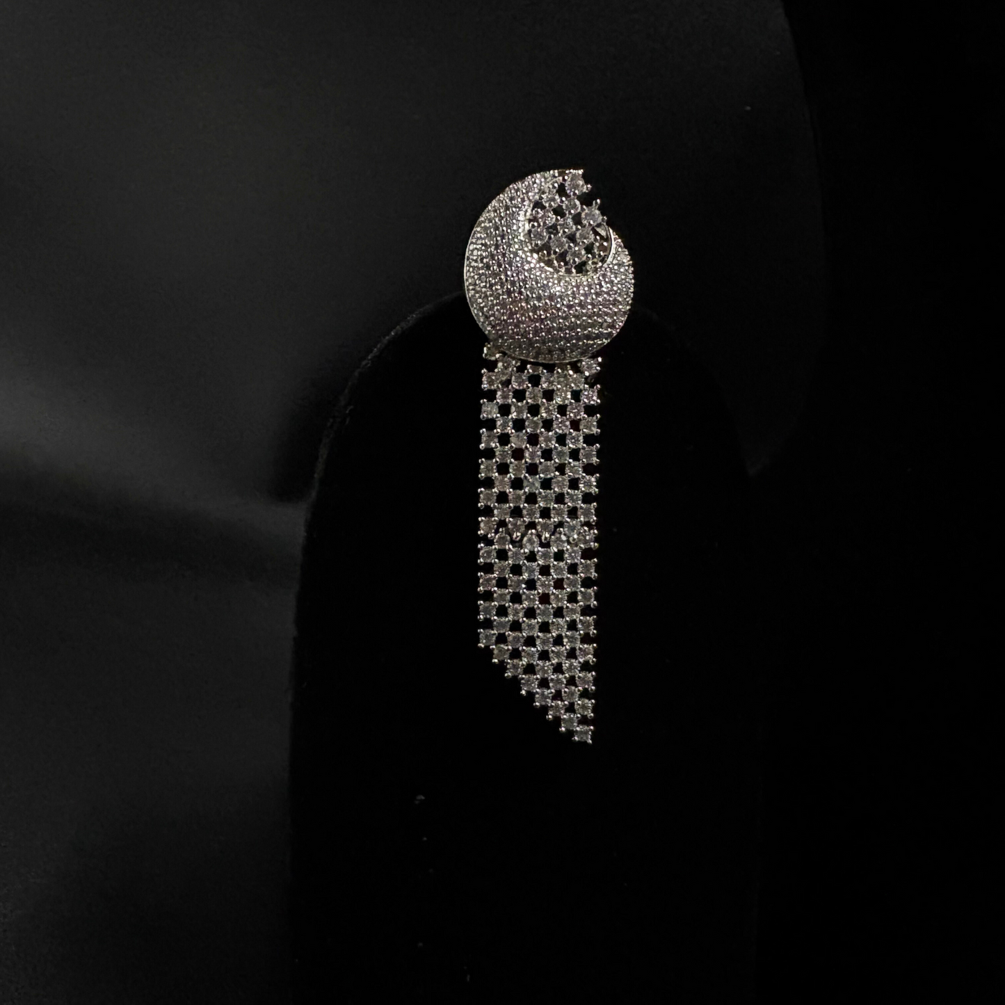 Diamond Cascade Designer Necklace Set