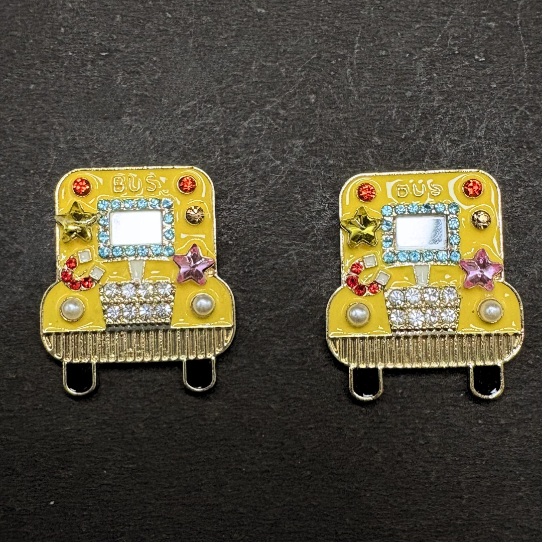 The Sunshine School Bus Stud Earrings