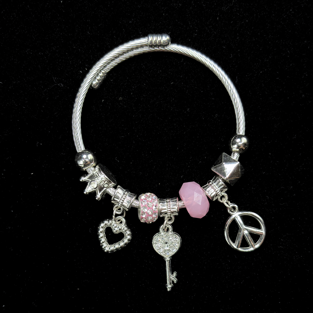The Whispered Promise Charms Adjustable Bracelet