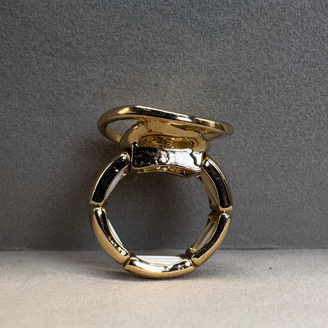 The Green Celestial Orbit Elastic Adjustable Ring