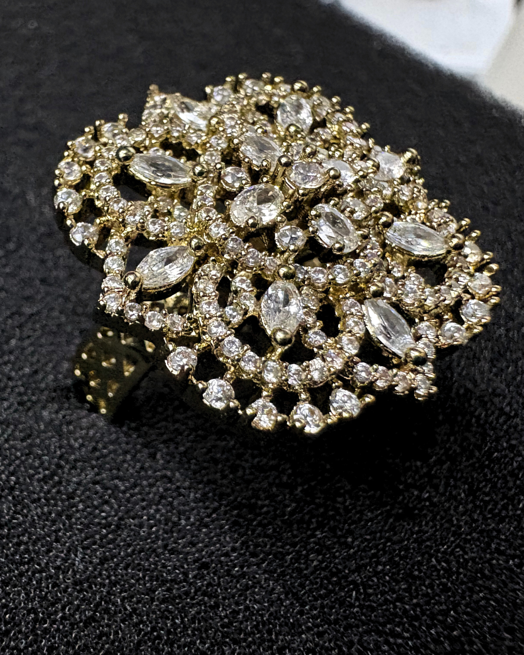 Large Square AD Ring (Adjustable)