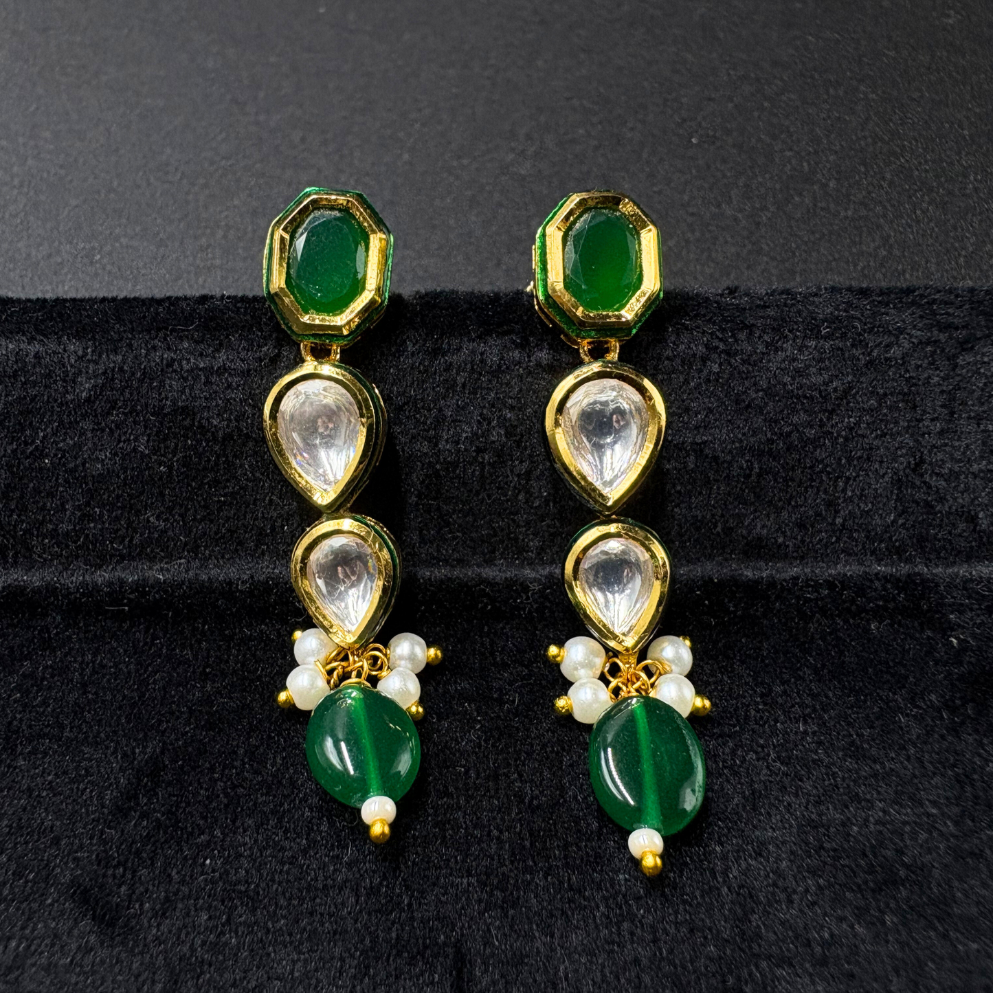Emerald Noor - The Regal Kundan Set