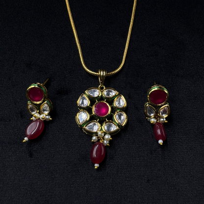 Ruby Noor - The Regal Kundan Set
