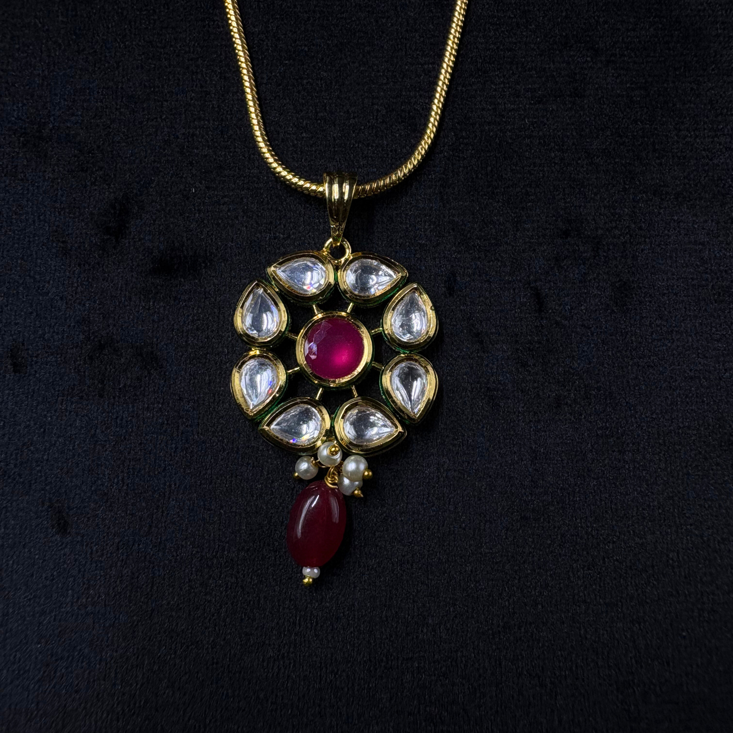Ruby Noor - The Regal Kundan Set