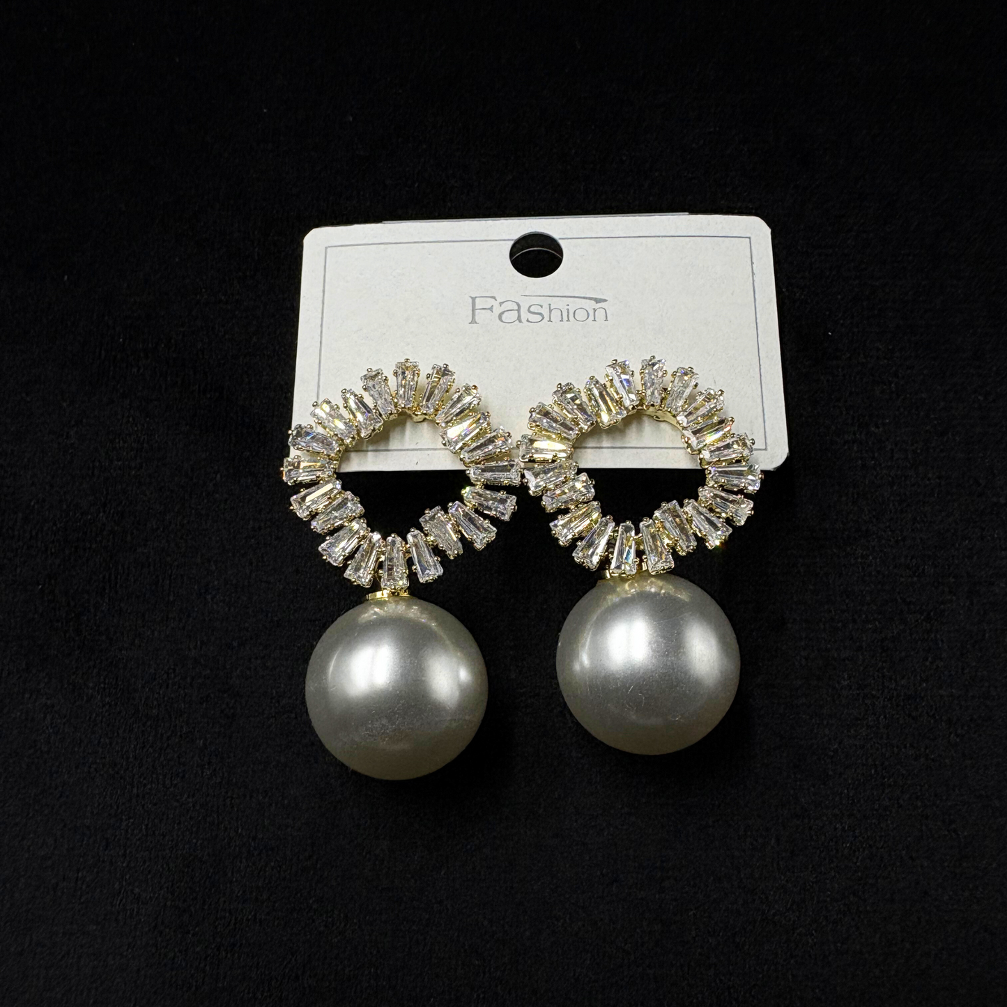 Celestial Pearl Halo Earrings