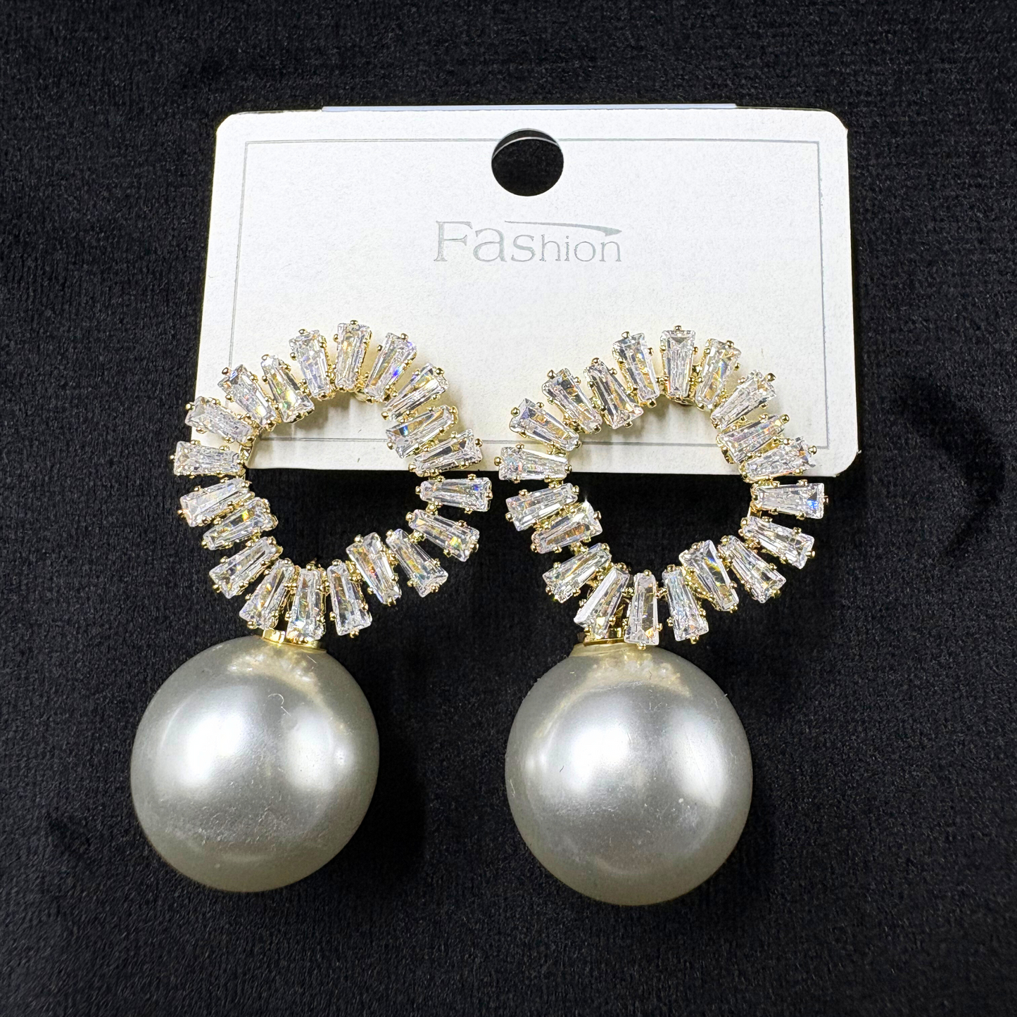 Celestial Pearl Halo Earrings