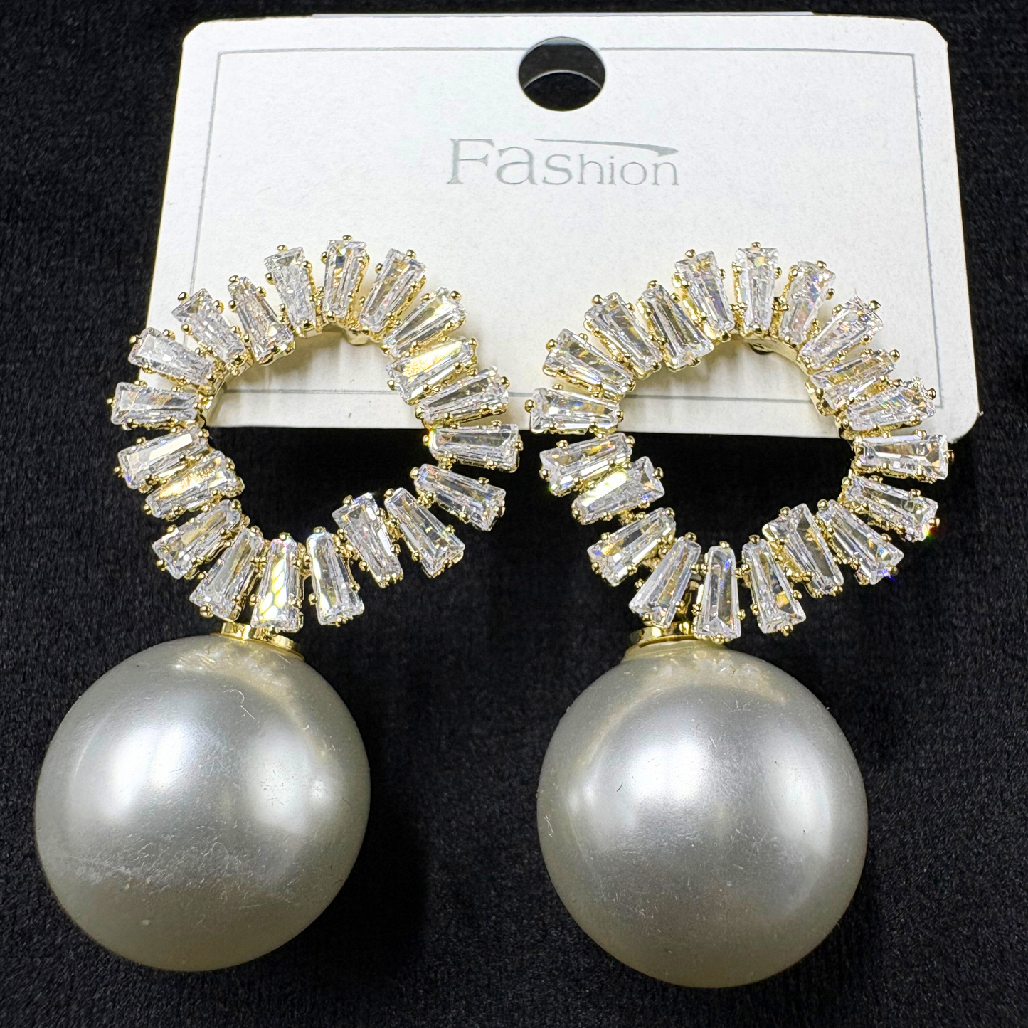 Celestial Pearl Halo Earrings