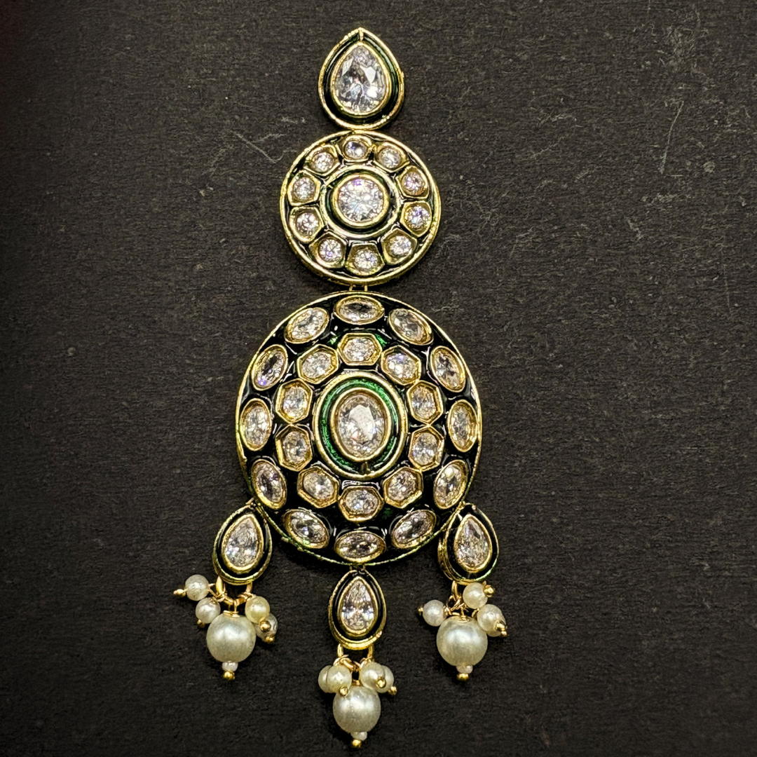 Meher Polki Heavy Earrings