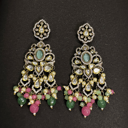 Rangmala Polki Earrings