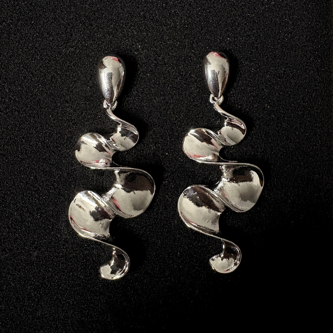 The Twisted Stream Earrings