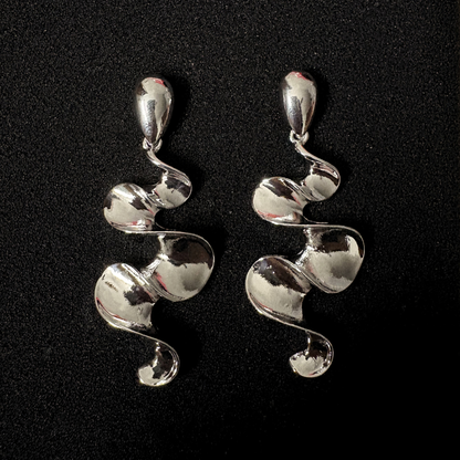 The Twisted Stream Earrings
