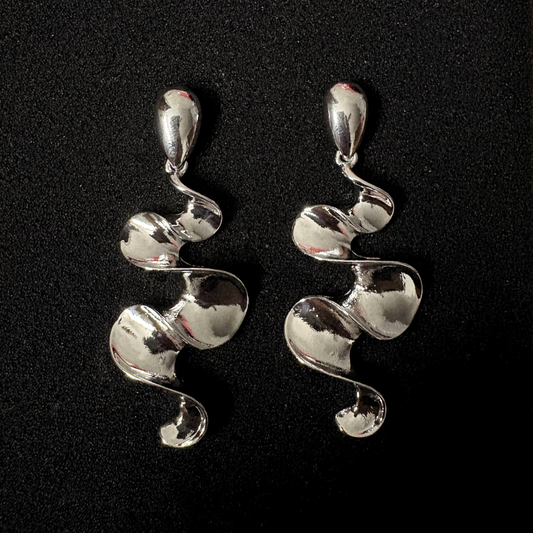 The Twisted Stream Earrings
