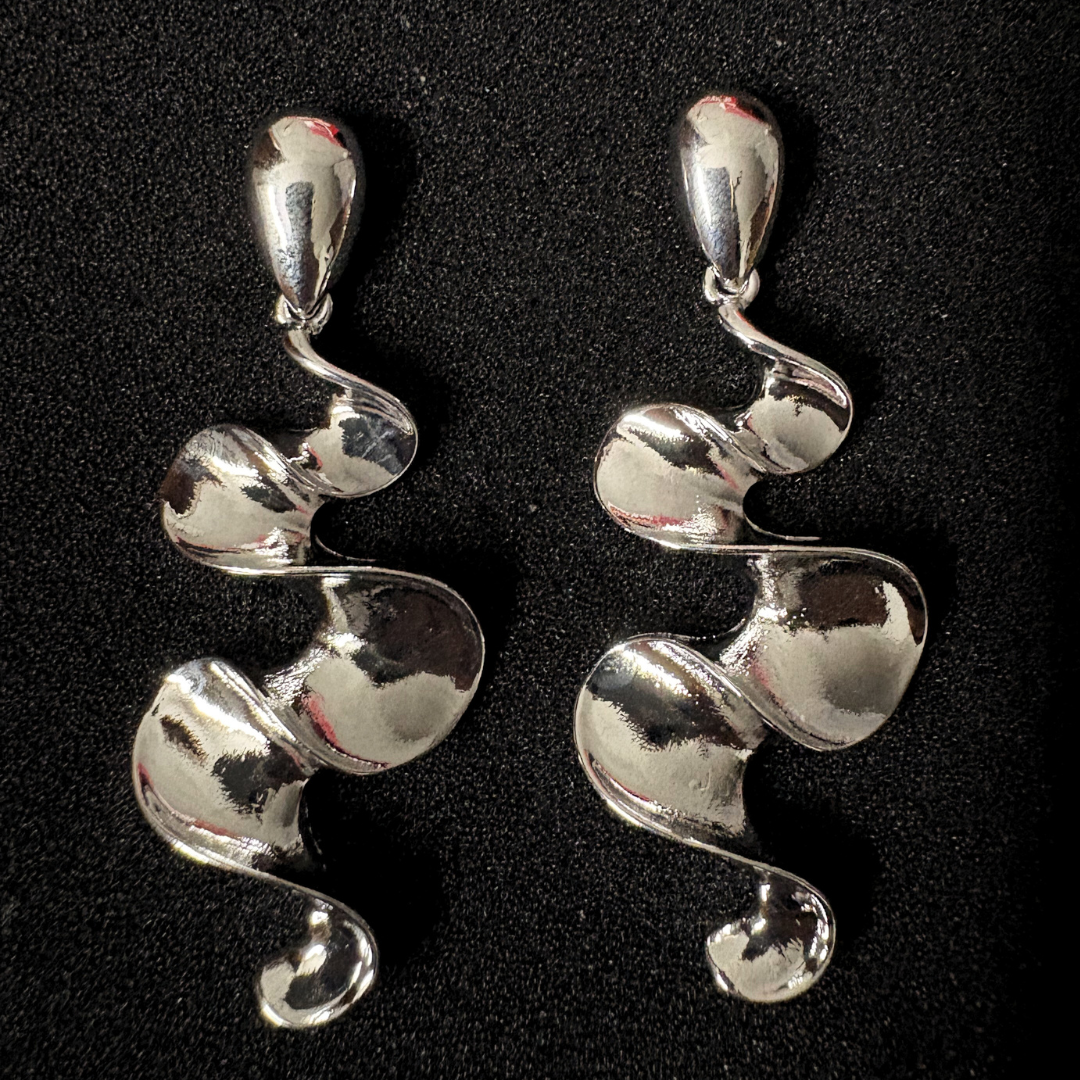 The Twisted Stream Earrings