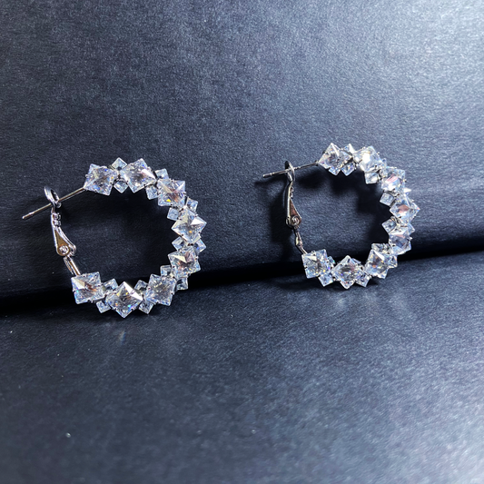 Crystal Hoops