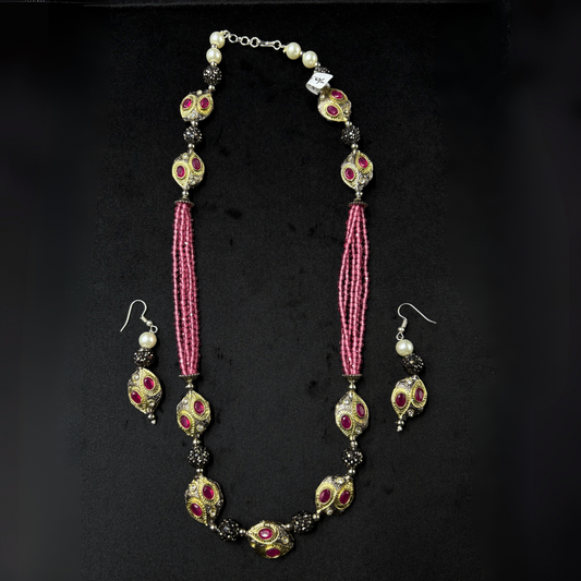 Gulzaar Noor - The Ruby Grace Mala Set