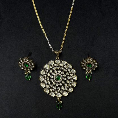 Polki Radiance - Royal Kundan Floral Set