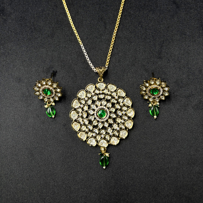 Polki Radiance - Royal Kundan Floral Set