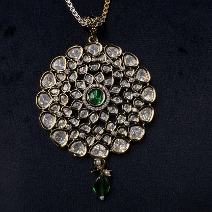 Polki Radiance - Royal Kundan Floral Set