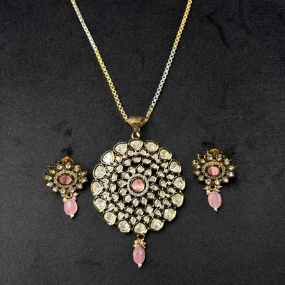 Polki Radiance - Royal Kundan Floral Set