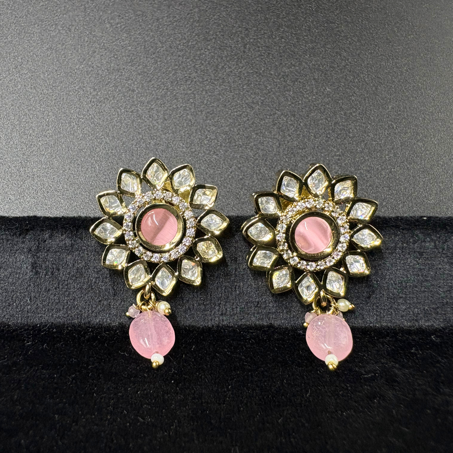 Polki Radiance - Royal Kundan Floral Set