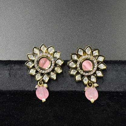 Polki Radiance - Royal Kundan Floral Set