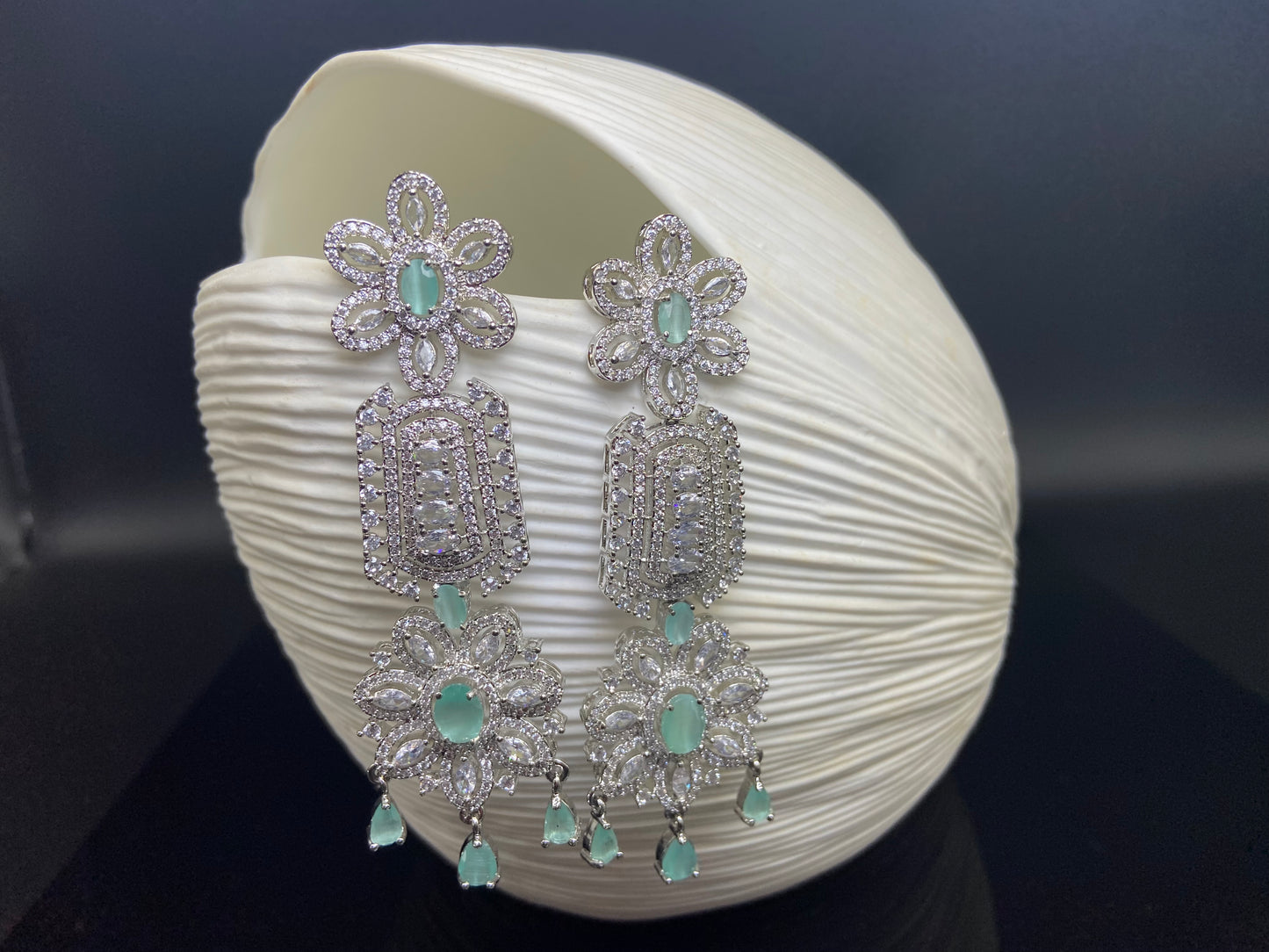 Heavy Sea Foam Danglers