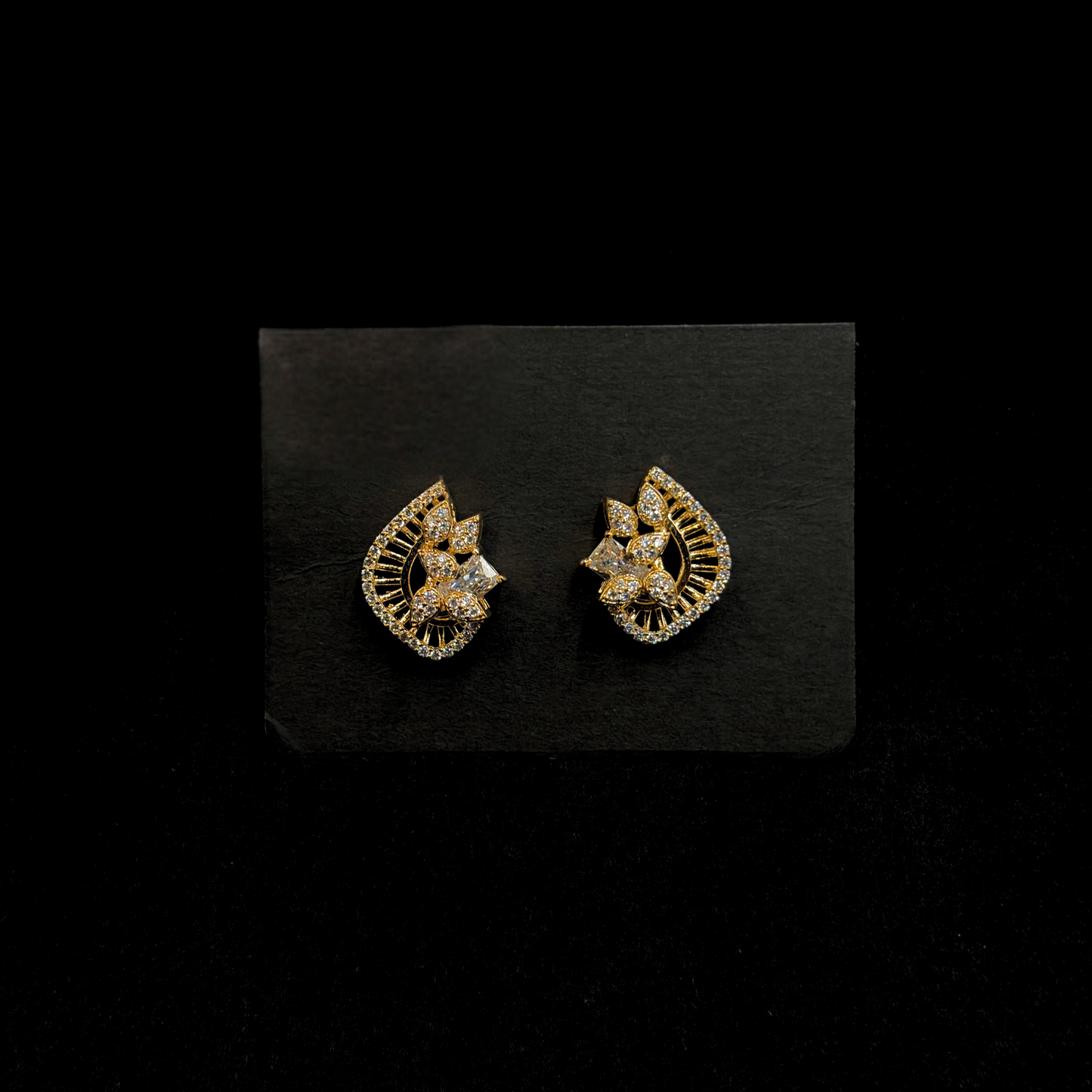 Radiant Bloom Fan Earrings