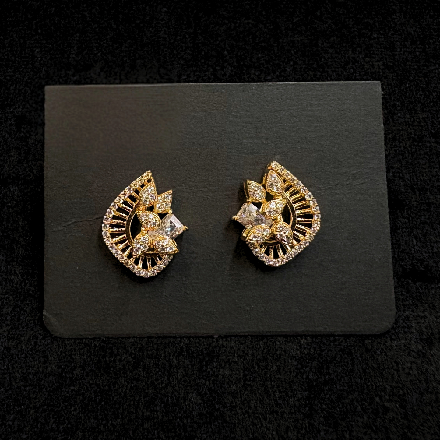 Radiant Bloom Fan Earrings