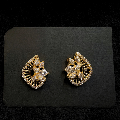 Radiant Bloom Fan Earrings