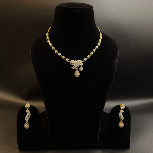 Royal Paisley Charm Necklace Set