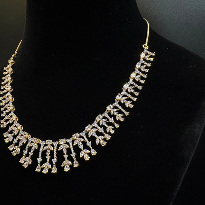 Jhalar Diamond Necklace Set