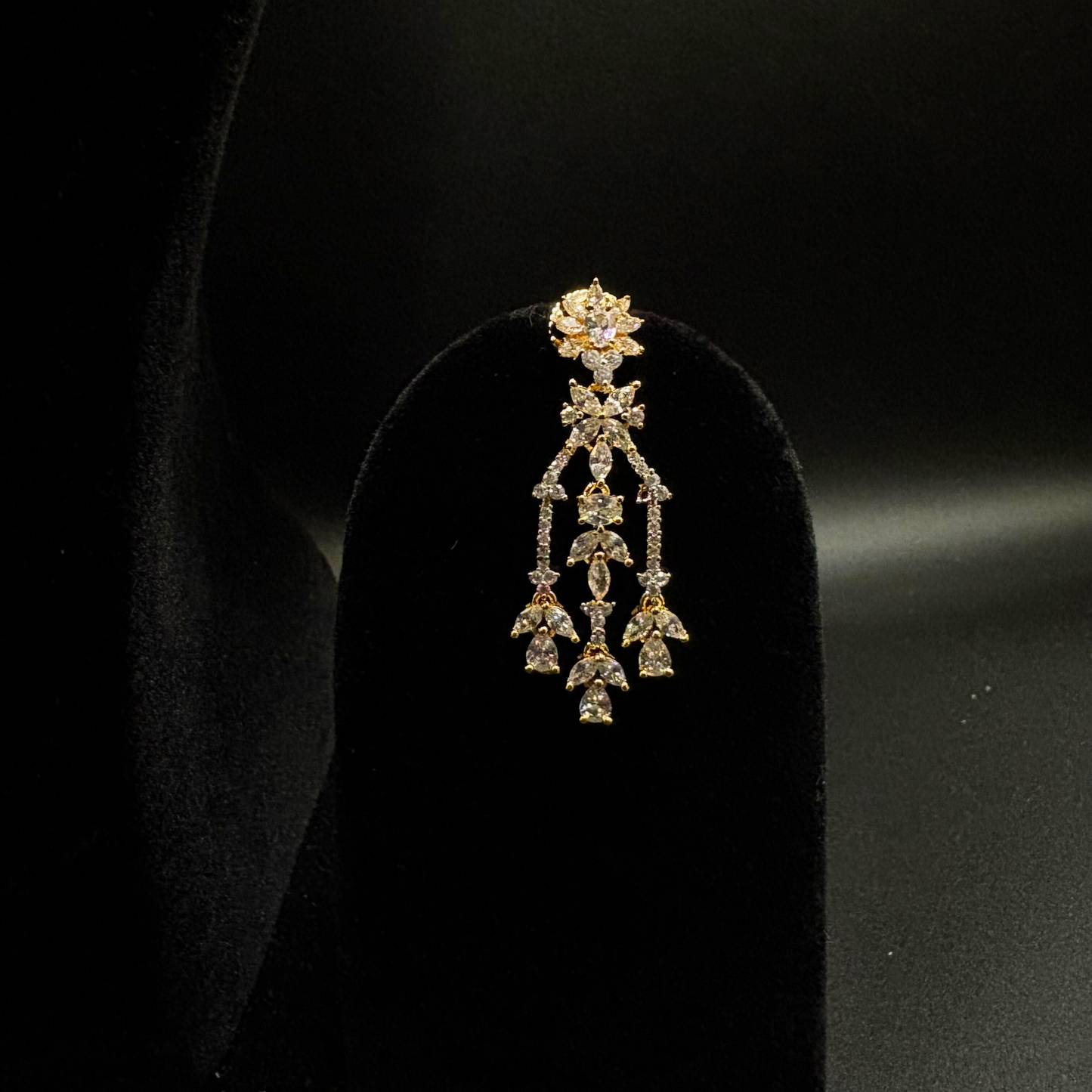 Jhalar Diamond Necklace Set