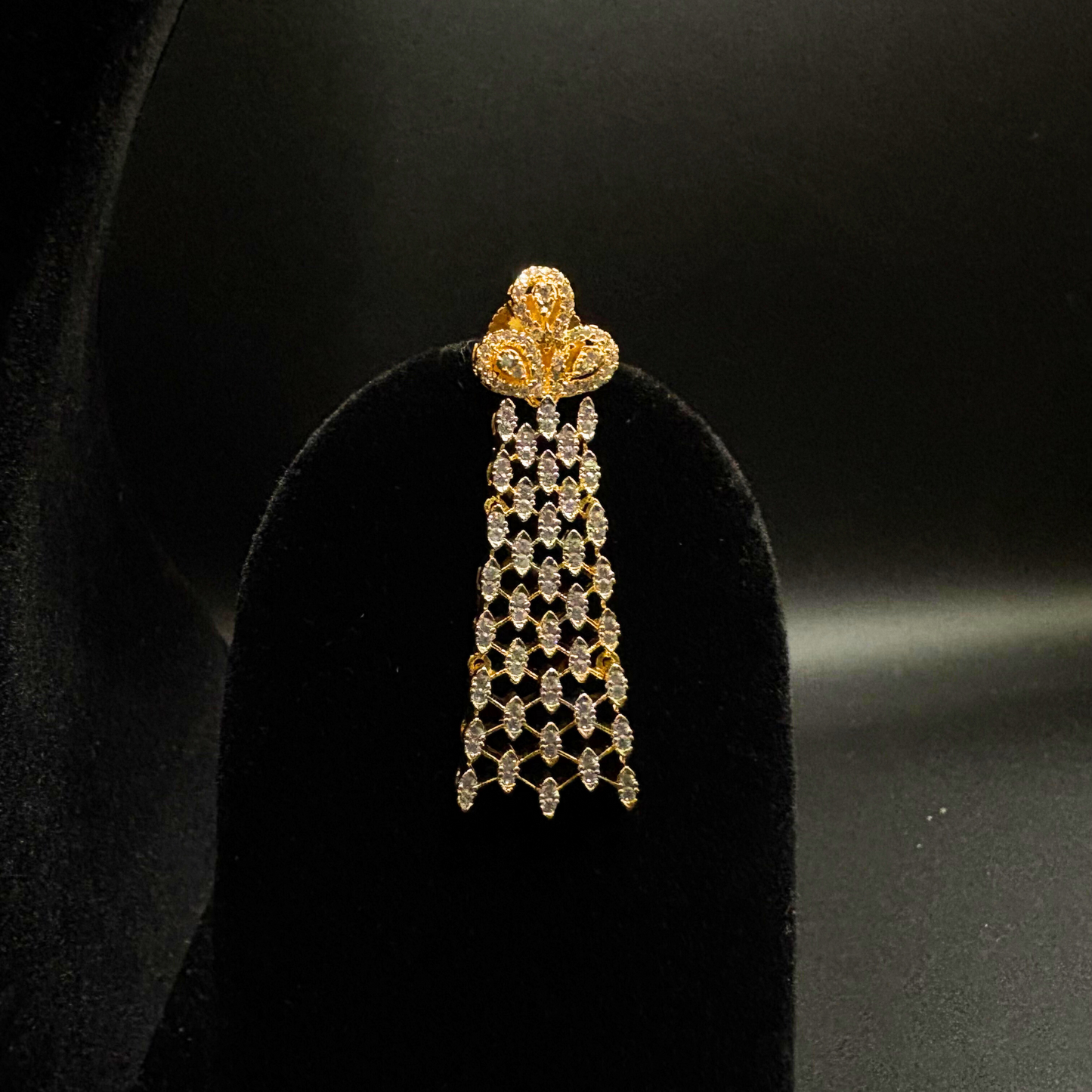Naazuk Diamond Mesh Necklace Set