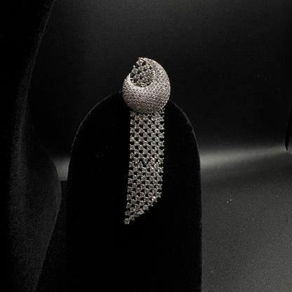 Diamond Cascade Designer Necklace Set