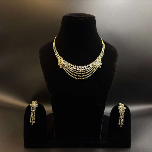 Aaradhya Floral Diamond Set