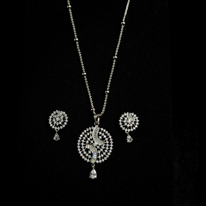 Surya Chandra Pendant Set