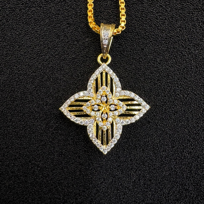 Chaturpushpa Pendant Set