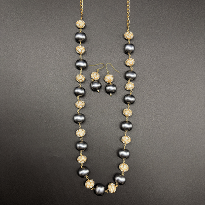 The Midnight Pearl Luxe Mala Set