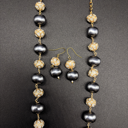 The Midnight Pearl Luxe Mala Set