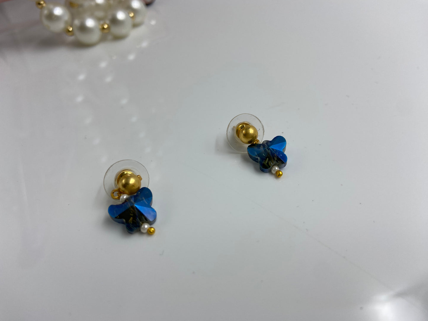 Korean Sleek Chain with Blue Butterfly