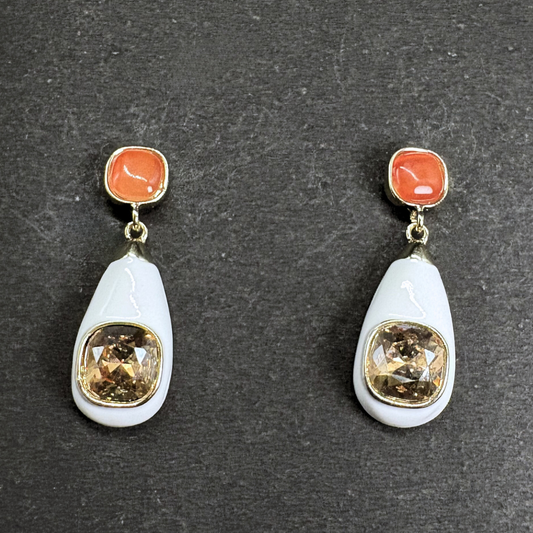 The Enamel Drop Earrings
