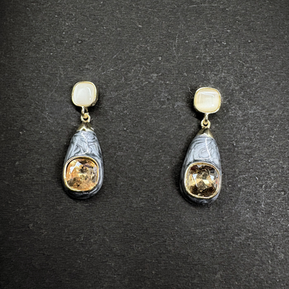 The Enamel Drop Earrings