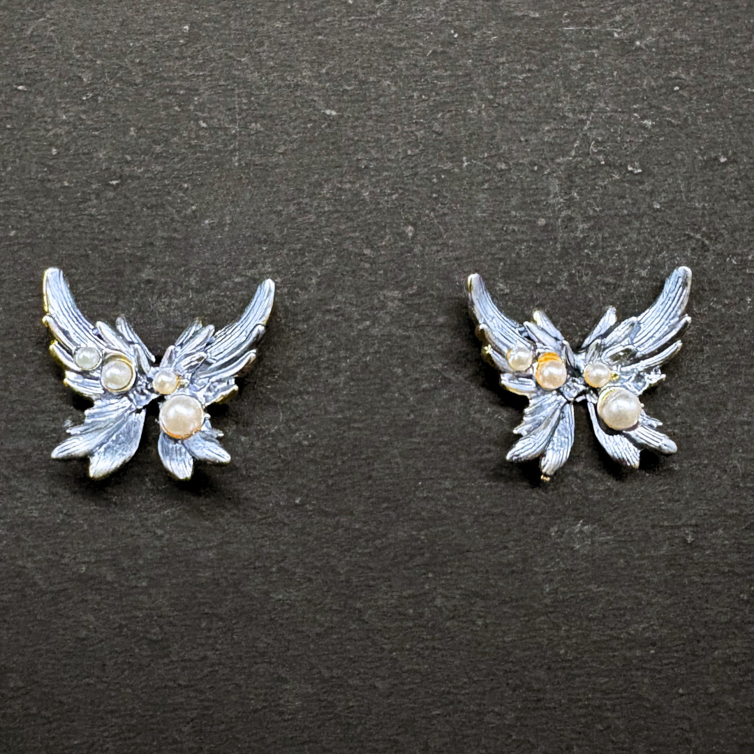 The Butterfly Pearl Studs