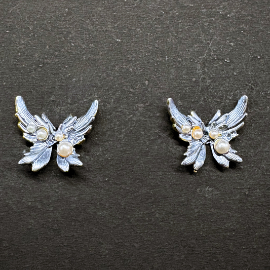 The Butterfly Pearl Studs