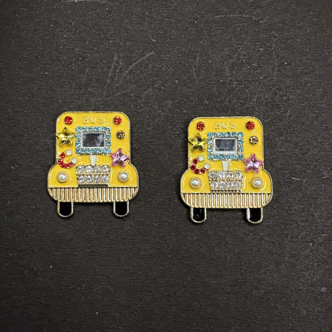 The Sunshine School Bus Stud Earrings