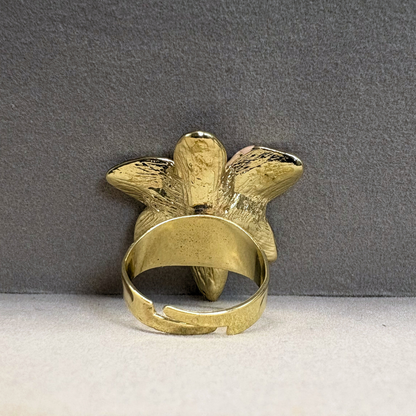 Cornus Bloom Adjustable Statement Ring