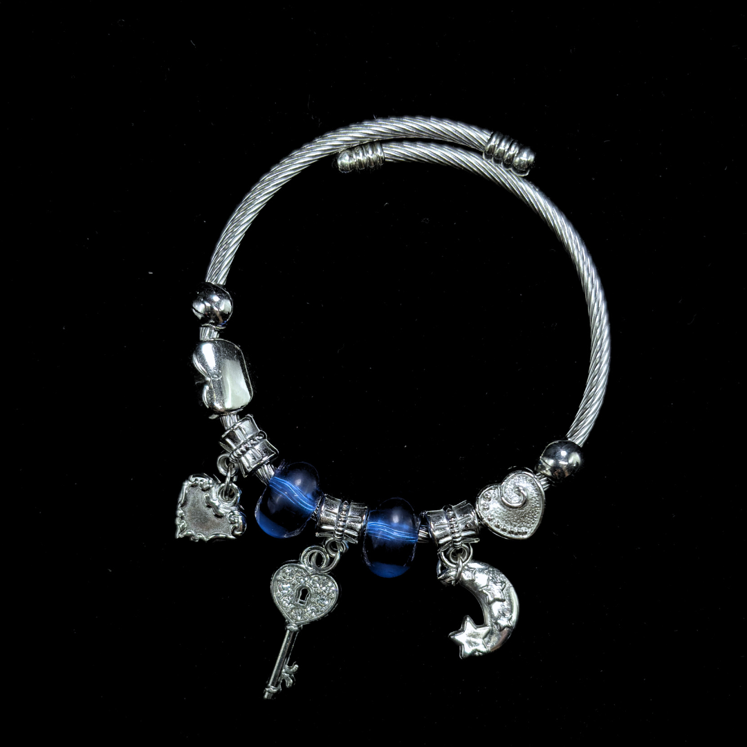The Midnight Wish Charms Adjustable Bracelet