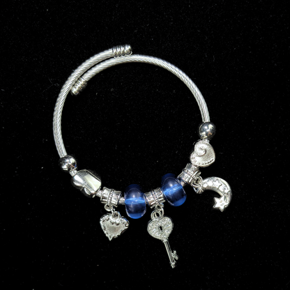 The Midnight Wish Charms Adjustable Bracelet