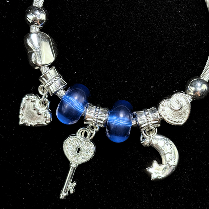The Midnight Wish Charms Adjustable Bracelet
